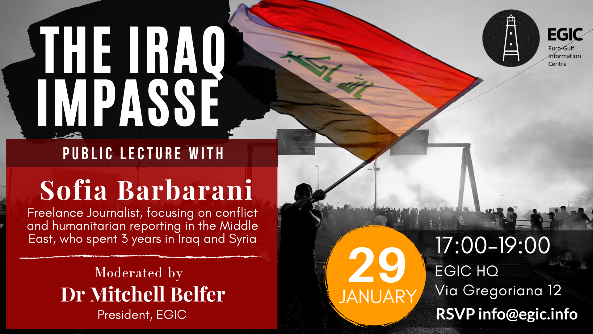 The Iraq Impasse | Public Lecture with Sofia Barbarani